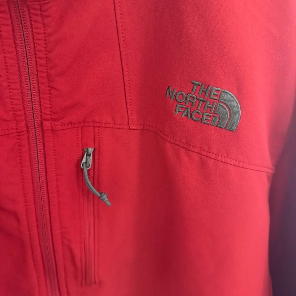 The North Face red quarter zip pullover jacket size XL outdoor casual